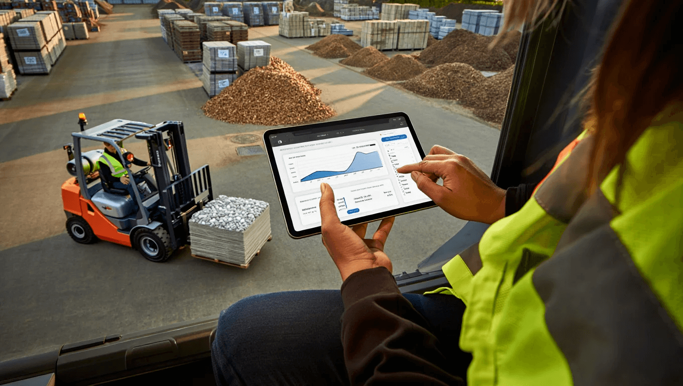 Mobile Inventory Management for Landscaping Supply Yards